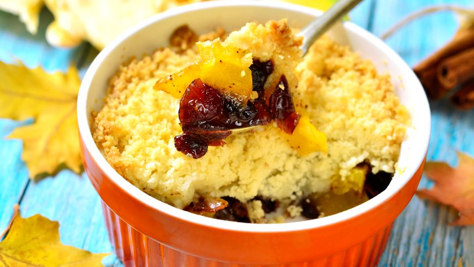 Dyniowo-gruszkowe crumble. Smak późnego lata