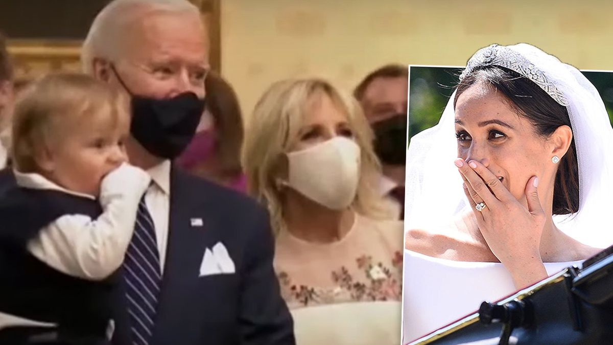 Jill Biden w kreacji inspirowanej ślubną suknią Meghan Markle. Detale mają ogromne znaczenie