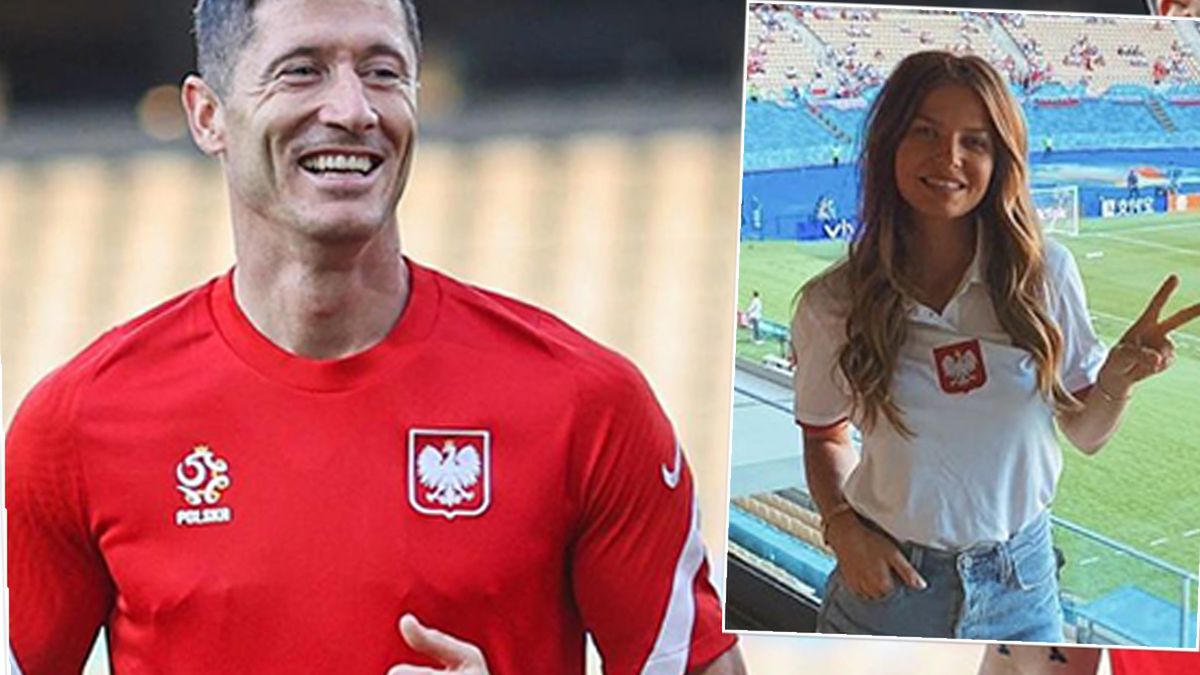 Euro 2020. Ania Lewandowska wspiera Roberta z trybun w Sewilli. Z takim dopingiem Lewy musiał strzelić! Spektakularna bramka