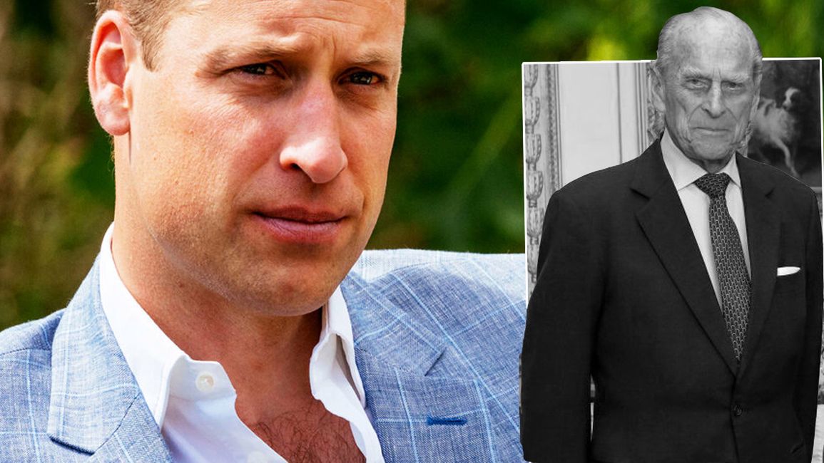 Książę William żegna księcia Filipa