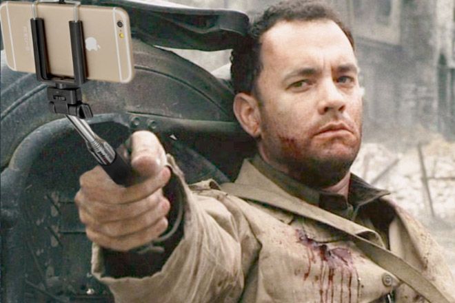 Tom Hanks także wykorzystał chwilę