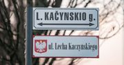 Wilno. Ulica Lecha Kaczyńskiego udekorowana polskimi tabliczkami