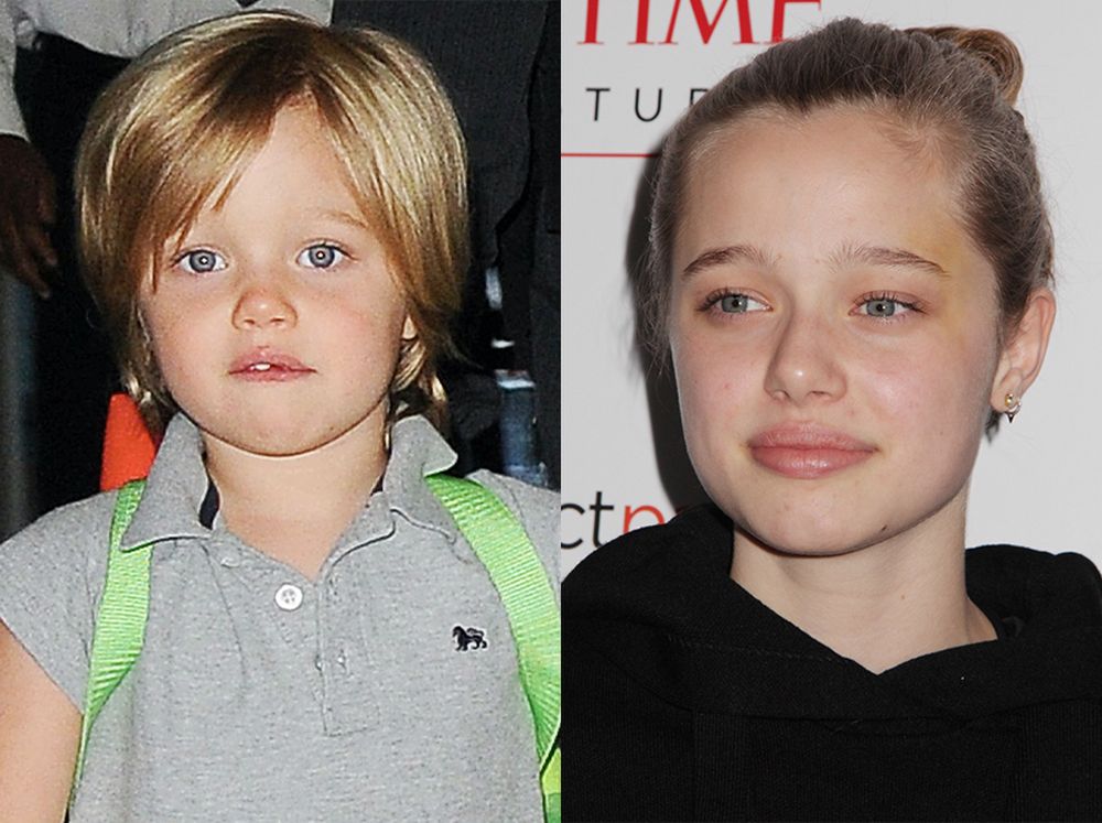 Shiloh Jolie-Pitt w dzieciństwie i obecnie