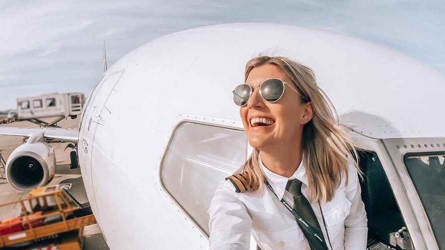 Maria została okrzyknięta najpiękniejszą pilotką świata