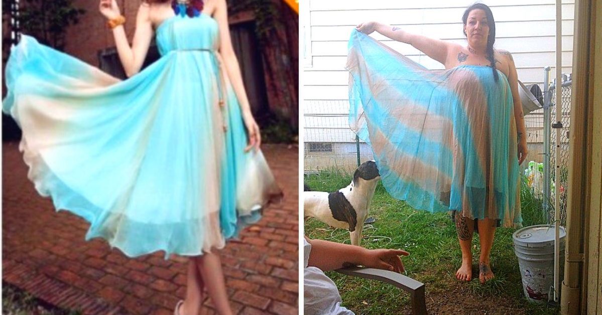 17 kobiet, które kupiły on-line wymarzoną suknię, a otrzymały ciuch jak dla Kopciuszka