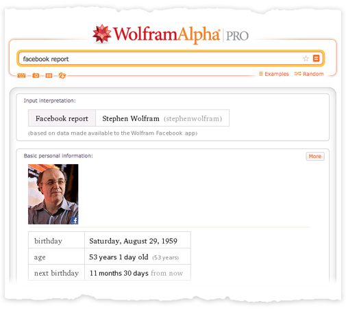 WolframAlpha przeanalizuje twój profil na Facebooku