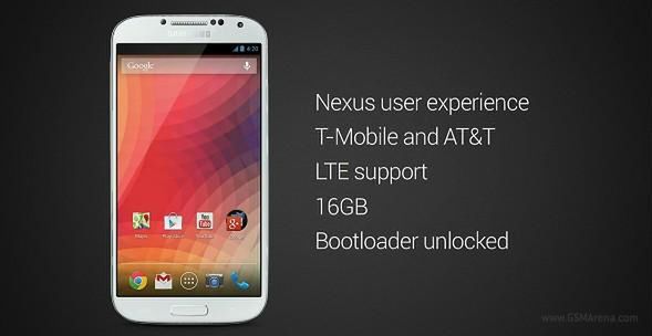 Samsung Galaxy S 4 z czystym Androidem to nowy "Nexus"