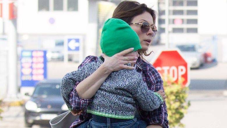 Katarzyna Glinka z synkiem Filipem