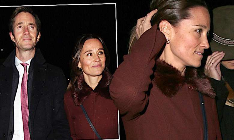 Pippa Middleton po porodzie na świątecznej kolacji