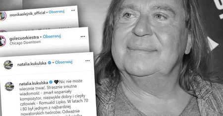 Gwiazdy żegnają Romualda Lipko. Ich przejmujące komentarze wzruszają do łez