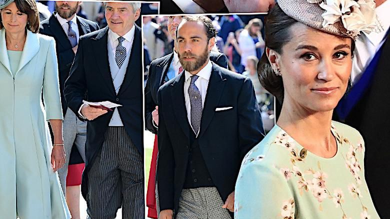 Pippa Middleton i rodzina księżnej Kate na ślubie Harry i Meghan Markle