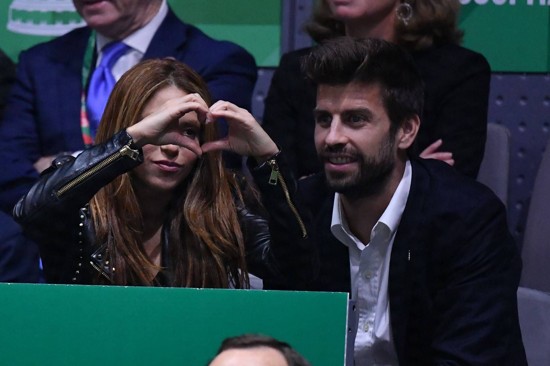 Shakira i Gerard Pique na turnieju tenisowym