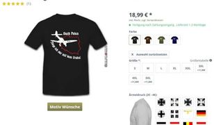 Skandaliczne koszulki w niemieckim sklepie. "To policzek dla Polaków"