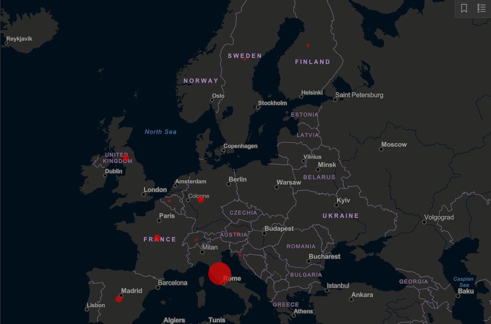 Koronawirus w Europie 