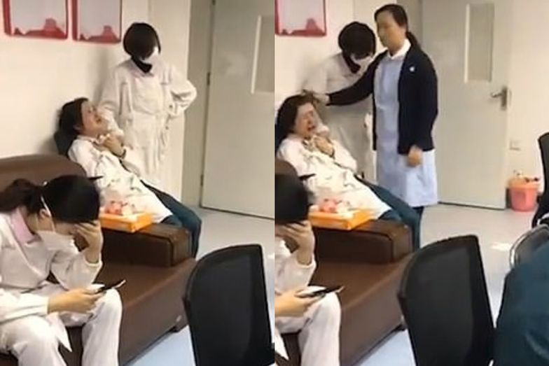 Chiny. Lekarze wycieńczeni walką z koronawirusem. Wstrząsające wideo trafiło do sieci