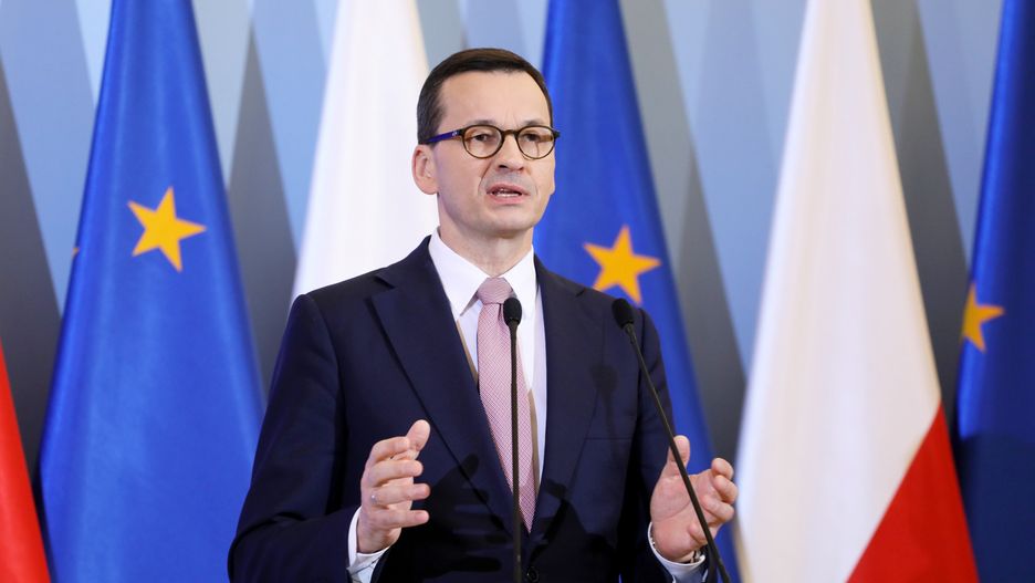 Koronawirus w Polsce. Premier Mateusz Morawiecki na konferencji prasowej