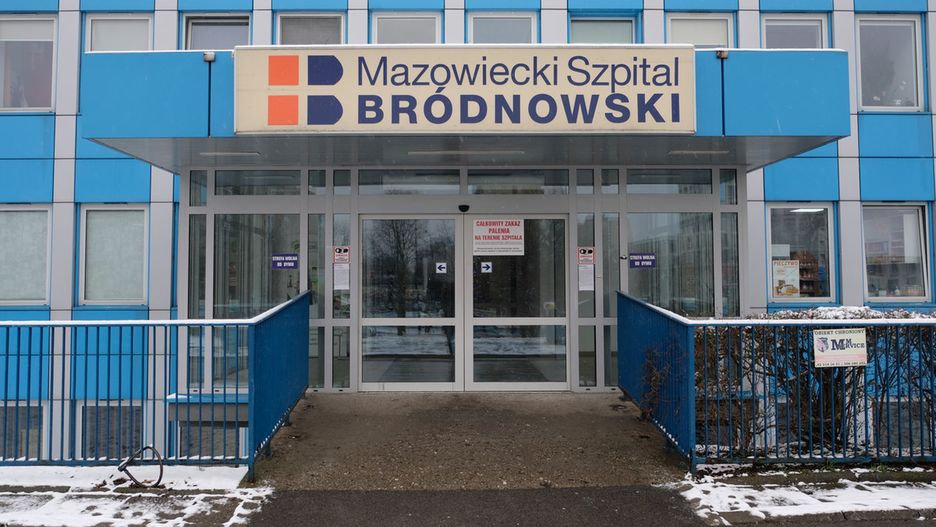 Koronawirus w warszawie. Szpital Bródnowski na ul. Kondratowicza 8