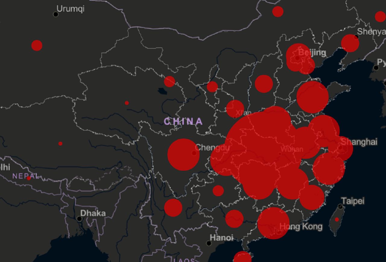 Mapa koronawirusa. Zakażonych jest już ponad 20 tys. osób. Rośnie też liczba ofiar