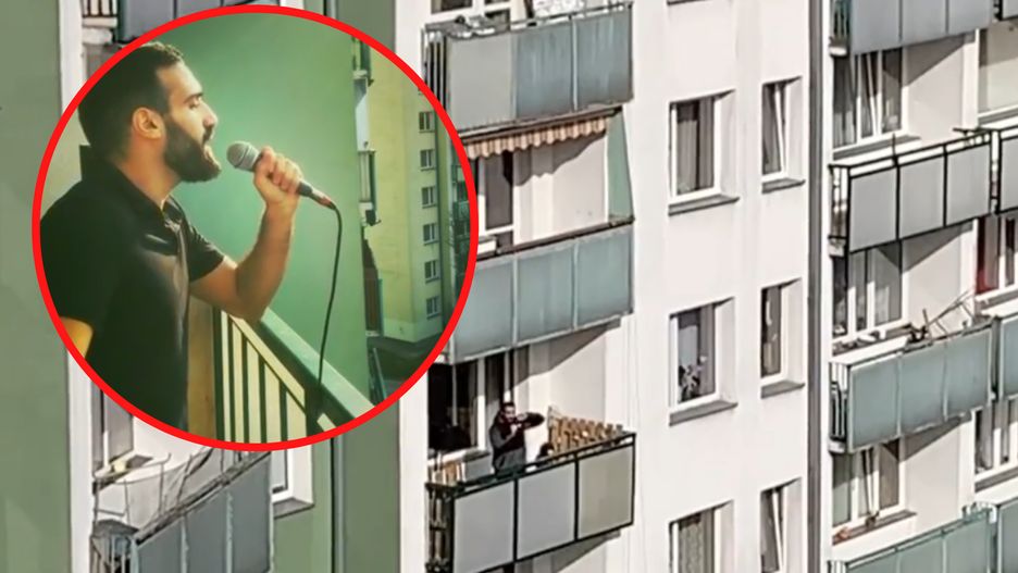 Koncerty na balkonie w czasie pandemii koronawirusa