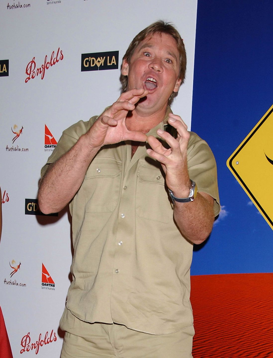 January 14, 2006 Hollywood, Ca.
Steve Irwin
G'Day LA: Australia Week 2006 Penfolds Icon Gala Dinner
Held At The Hollywood Palladium
� Tammie Arroyo / AFF-USA.COM  