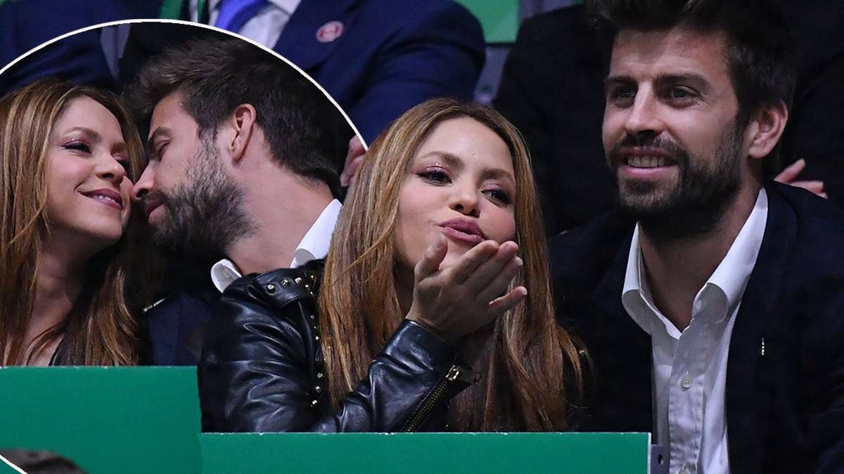 Shakira i Gerard Pique całują się namiętnie podczas meczu tenisowego