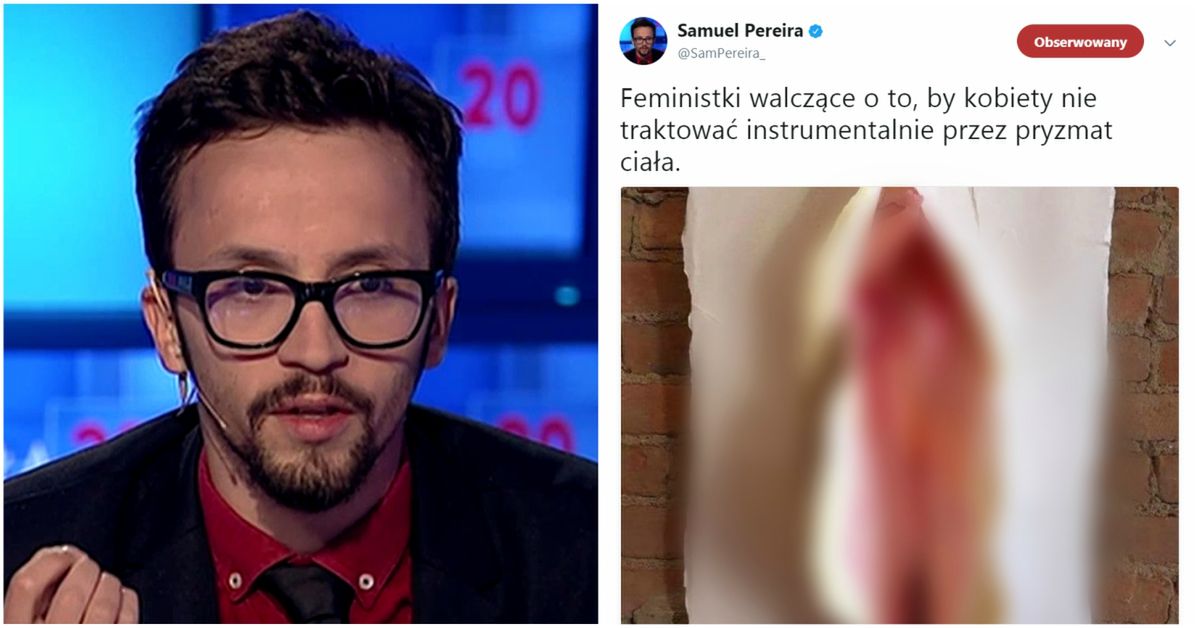 Samuel Pereira udostępnił... "c..kę na środę". Zaskakujący tweet szefa TVP.info