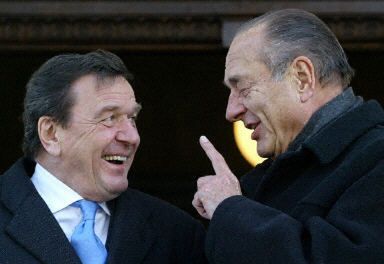 Schroeder i Chirac będą przekonywać Irlandię