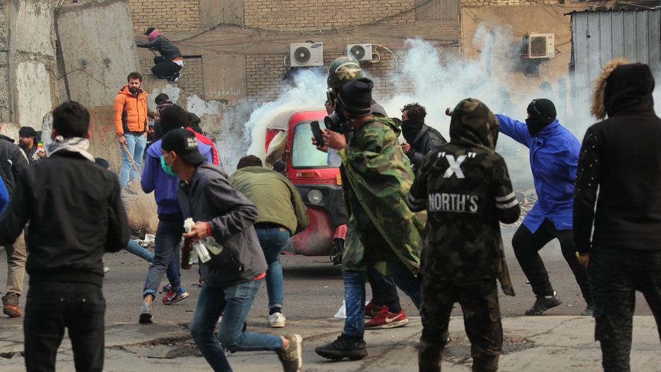 Irak. Starcia manifestantów z siłami bezpieczeństwa w Bagdadzie, 25 stycznia br.