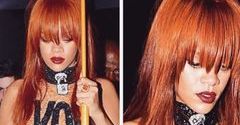 Rihanna w sukience ze sloganem