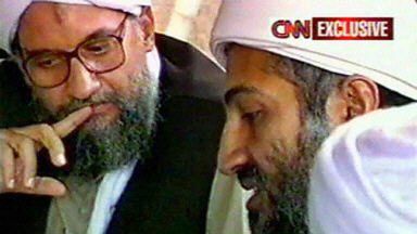 Al-Zawahiri w towarzystwie bin Ladena