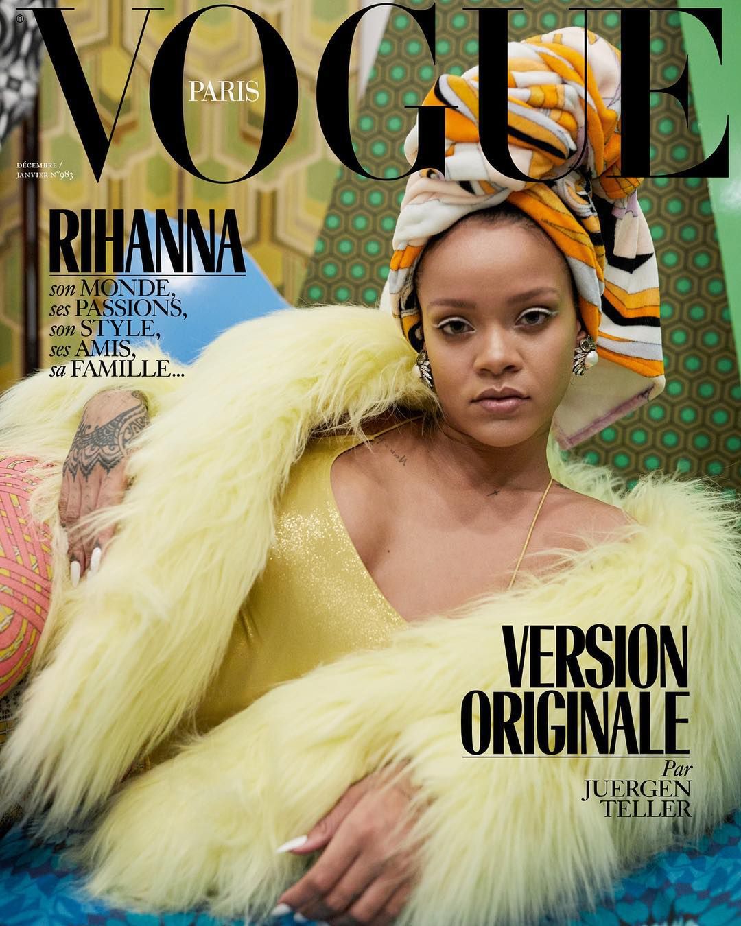 Rihanna na okładce Vogue Paris