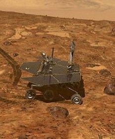 Robot Spirit przygotowany do akcji
