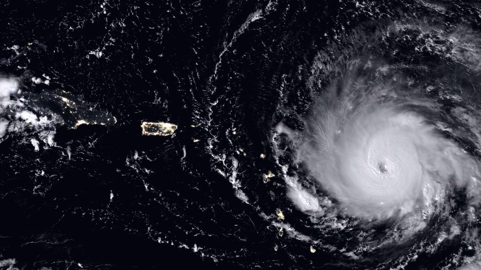 Huragan Irma widziany z kosmosu