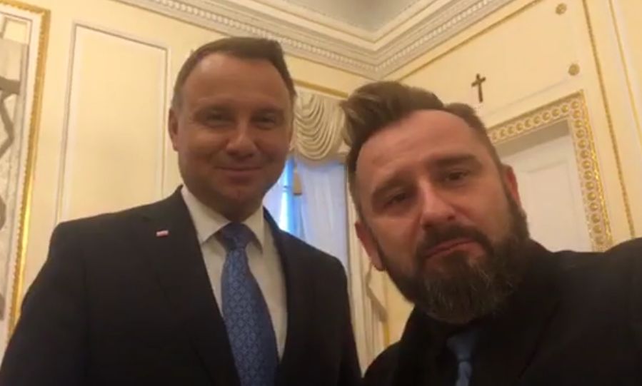 Liroy w Pałacu Prezydenckim. "Owocne rozmowy"