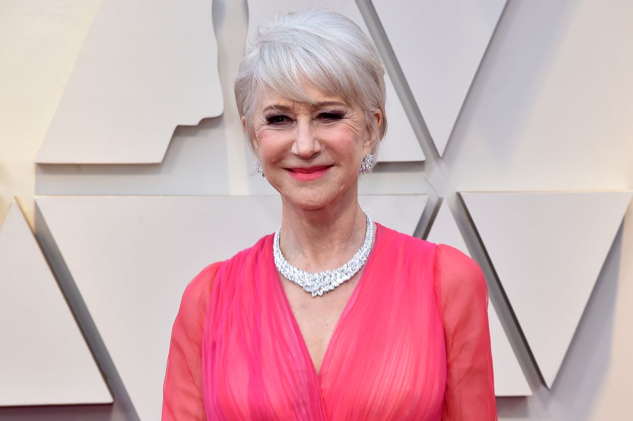 Oscary 2019: 73-letnia Helen Mirren w zachwycającej sukni. Postawiła na róż