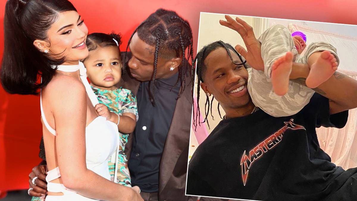 Kylie Jenner uczciła urodziny Travisa Scotta. Zamieściła romantyczny wpis i słodkie zdjęcia z córeczką