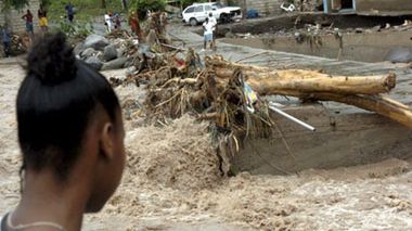 Zniszczenia, jakie huragan spowodował na Jamajce