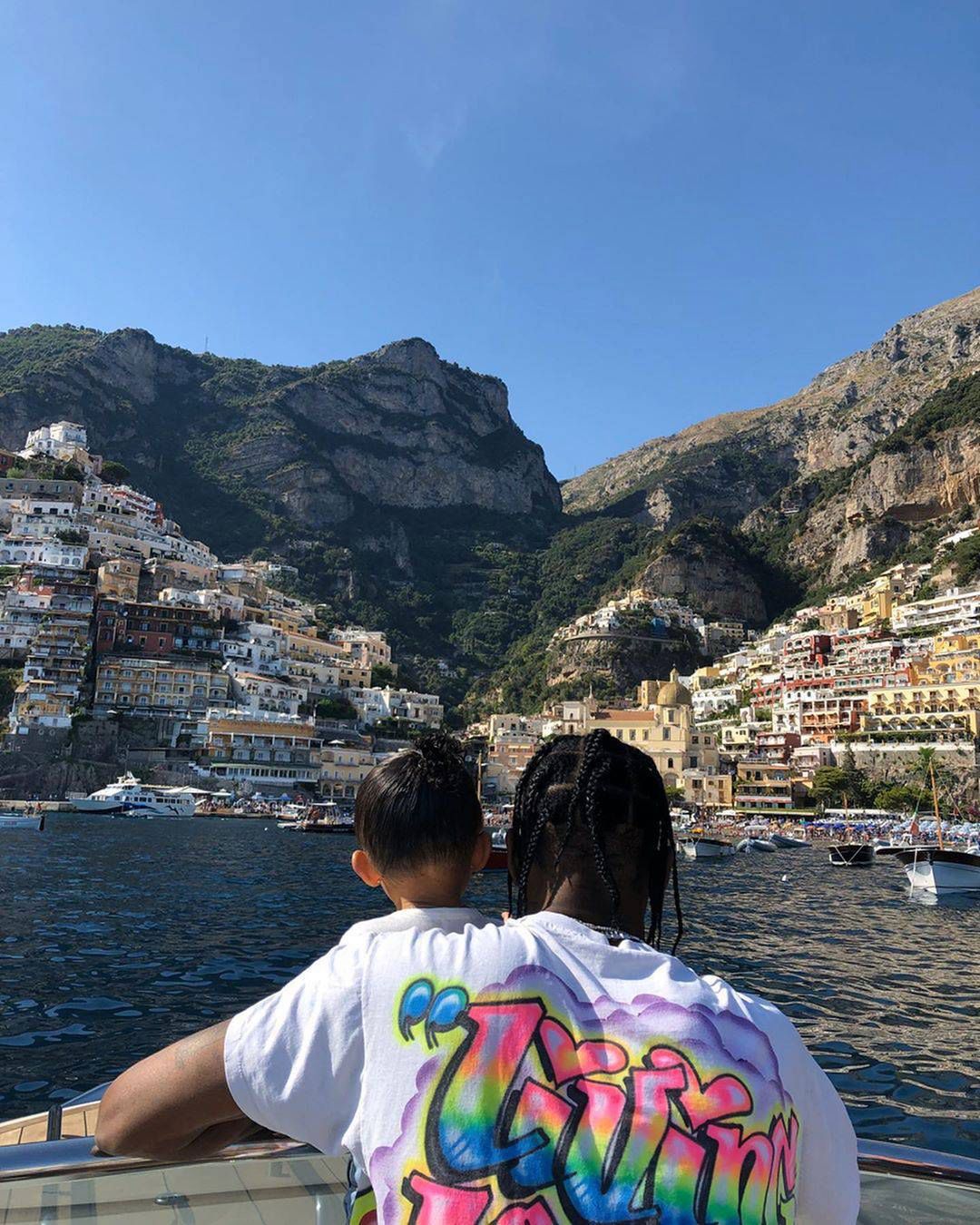 Travis Scott z córeczką Stormie