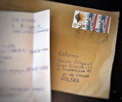 Niezwykły list do Allegro. Prośba zdziwiła pracowników, ale ją spełnili