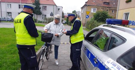 Widoczny cyklista, a więc bezpieczny