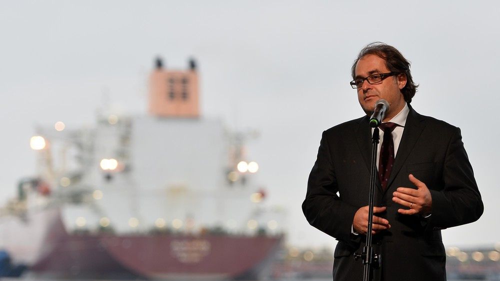 Marek Gróbarczyk, minister gospodarki morskiej.