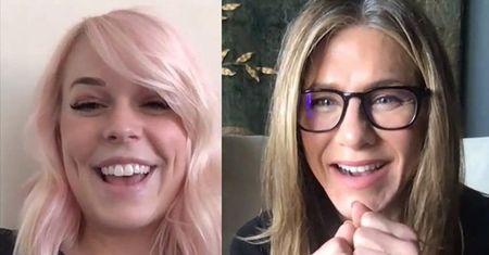 Jennifer Aniston zaskoczyła pielęgniarkę z koronawirusem