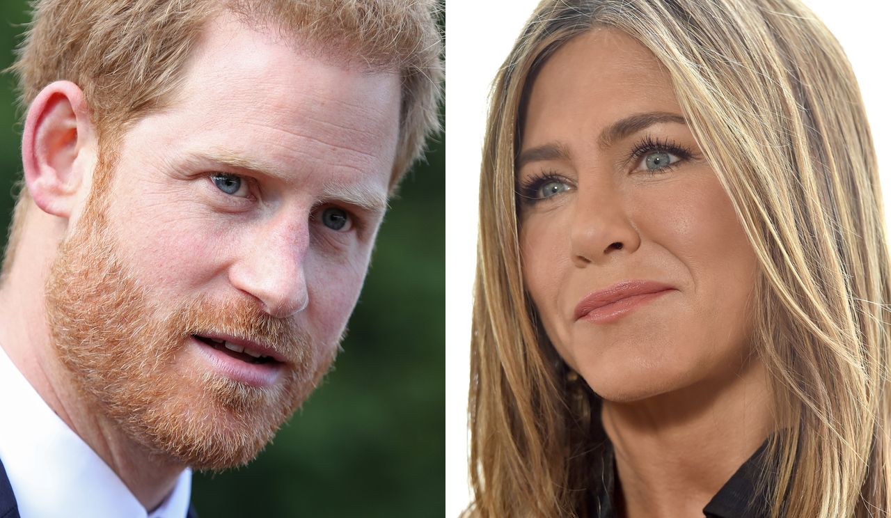 Książę Harry i Jennifer Aniston. Wyciekły wiadomości księcia do aktorki