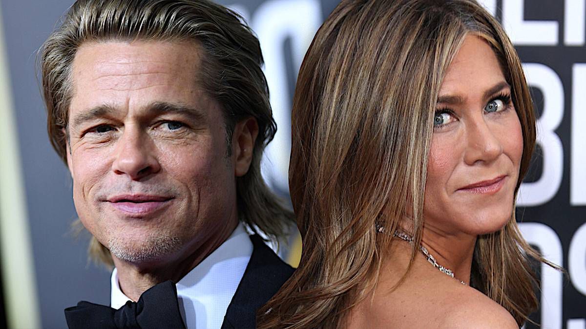 Jennifer Aniston i Brad Pitt oficjalnie pojednali się na Złotych Globach! Komentarz aktora nie uciszy plotek o romansie