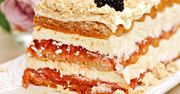 Tiramisu z rabarbarem i chałwą