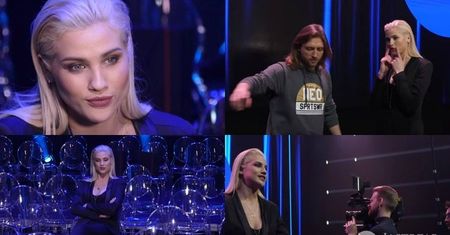 W trakcie nagrania programu Karoliny Gilon polała się krew! Zobaczcie nagranie z backstage'u