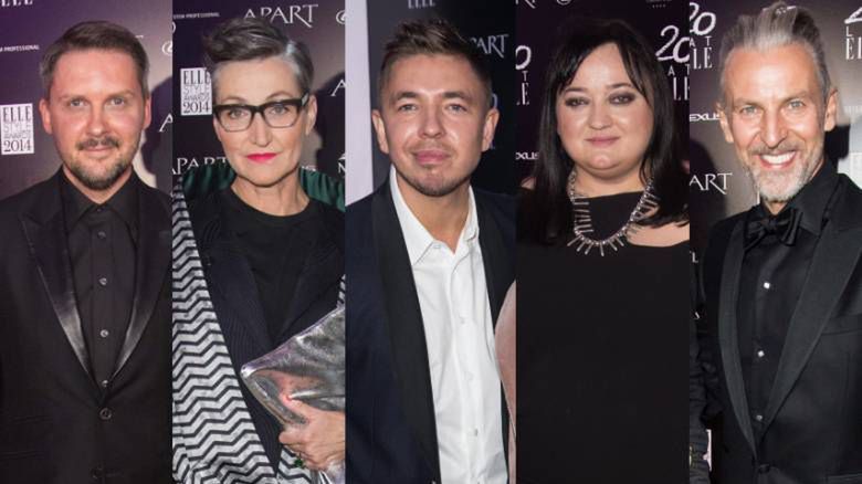 Mariusz Przybylski, Joanna Klimas, Łukasz Jemioł, Gosia Baczyńska, Robert Kupisz
Elle Style Awards 2014, Fotografia: ONS
