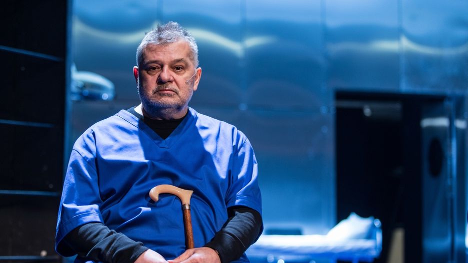 Krzysztof Globisz w spektaklu "Królestwo", Kraków, 05.02.2019
