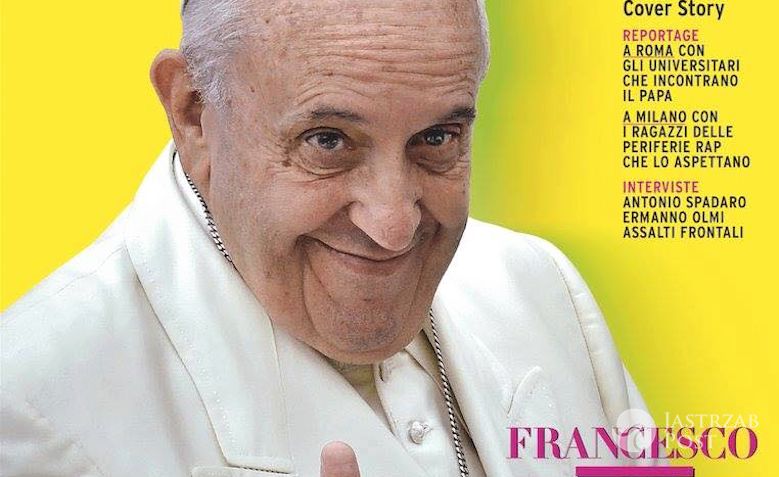 Papież Franciszek na okładce kontrowersyjnego magazynu