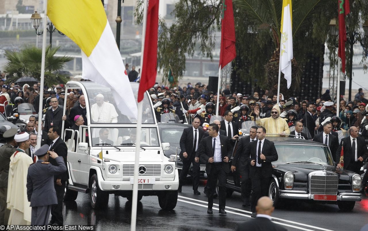 Pielgrzymka papieża do Maroka. Niebezpieczny incydent